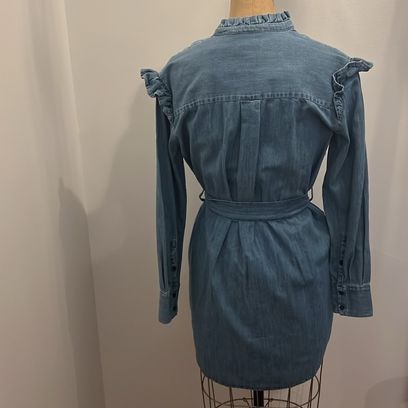 & Other Stories Climbing Flower Denim Dress Size 10 NWT - Picture 11 of 11